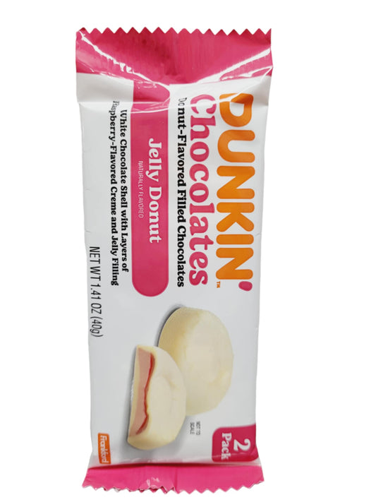 Dunkin White Chocolates Jelly Donut 1.41oz