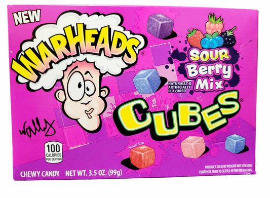 Warheads Cubes Sour Berry Mix 3.5oz