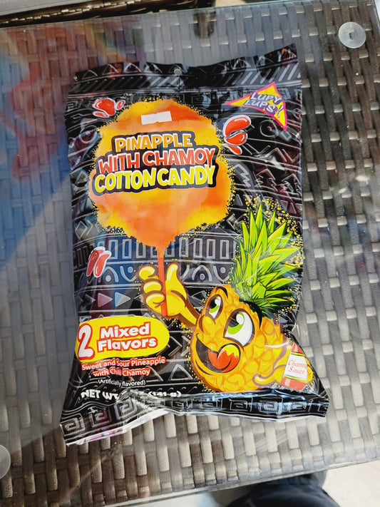 Pinapple with chamoy cotton candy 141g