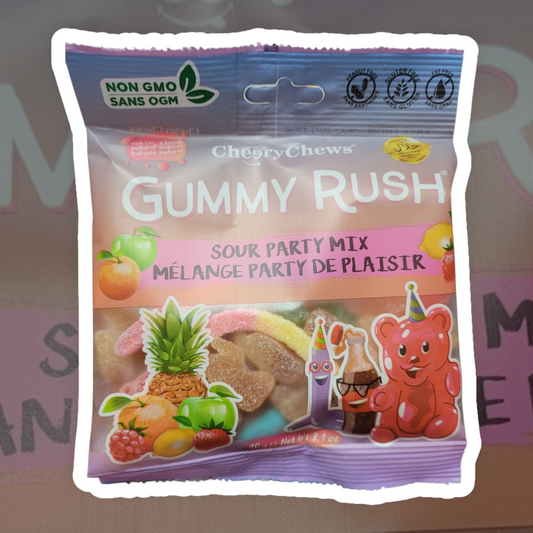 Gummy Rush Sour Party Mix 90g