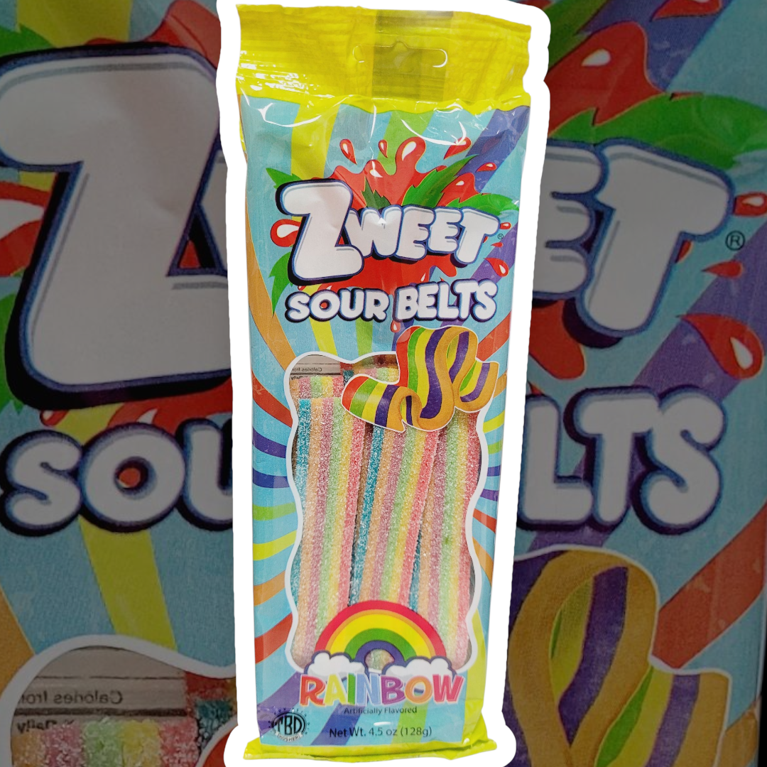 Zweet Sour Belts 128g