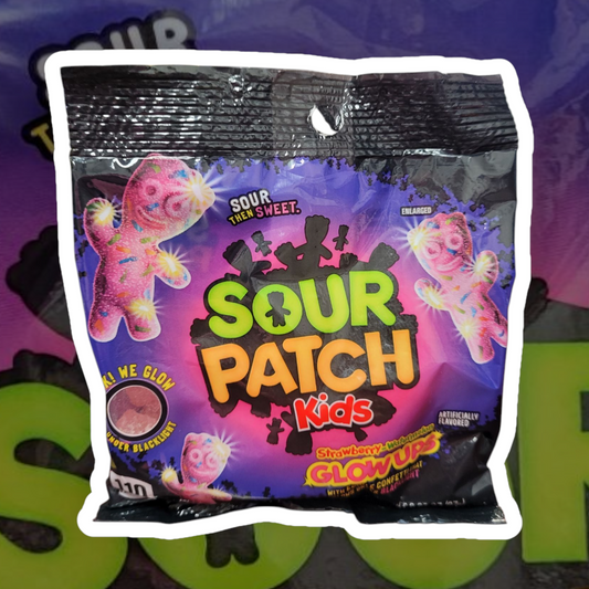 Sour Patch Kids Strawberry-Watermelon Glowups confetti 87g