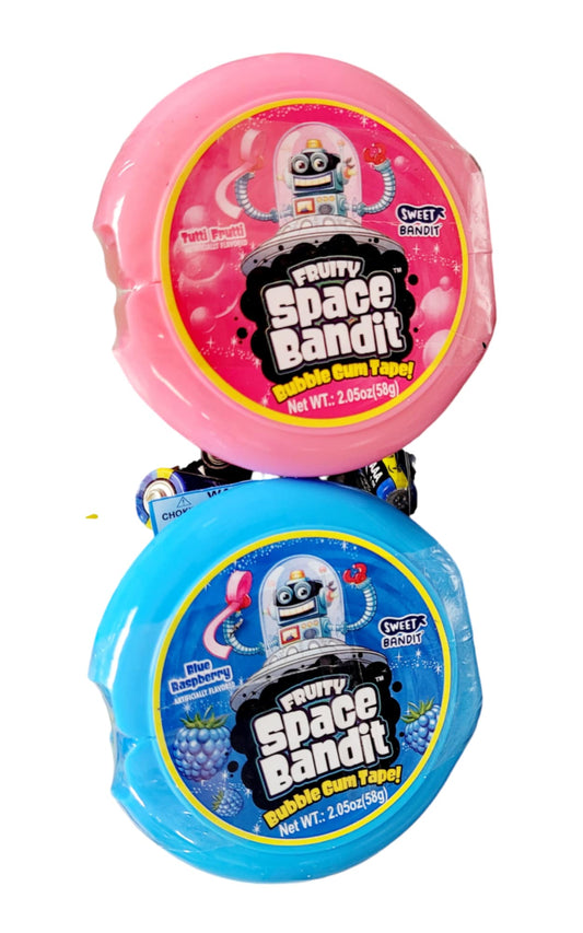 Kidsmania- Fruity Space Bandits Bubble Gum Tape 58g